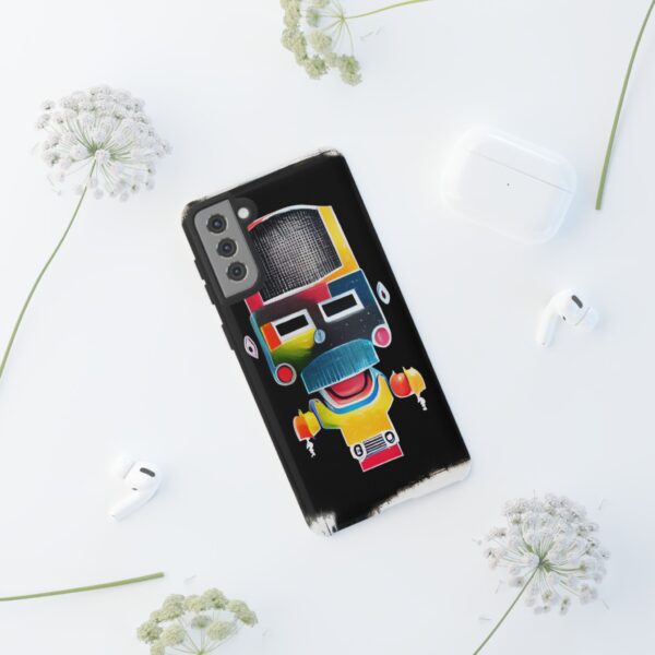 Rainbow Designs Robot On Tough Cases Custom Phone Cases For iPhone Google Pixel and Samsung Series - Image 60