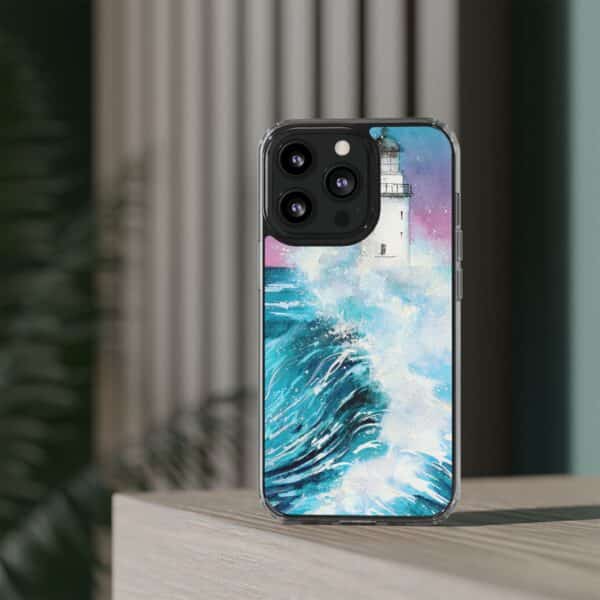 Crashing Waves Clear Case 🌊 for the enchanting iPhone 14! 📱✨ - Image 9