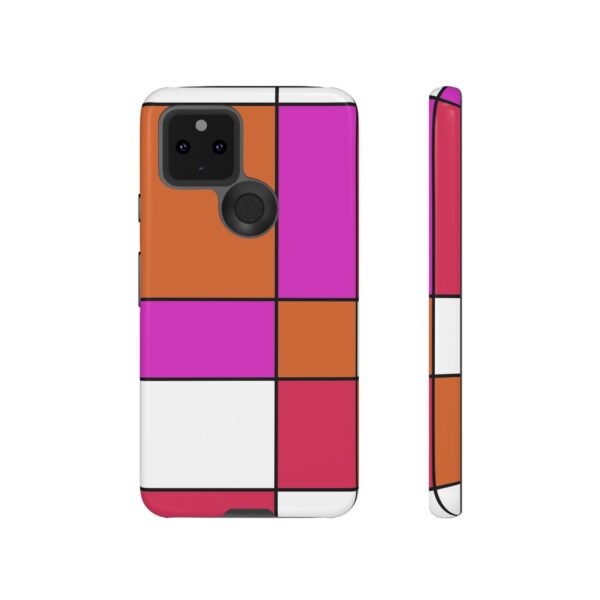 Rainbow Designs Mondrian Art On Tough Cases Custom Phone Cases For iPhone Google Pixel and Samsung Series - Image 67