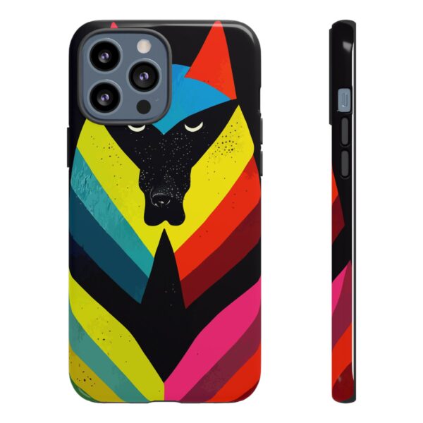 Rainbow Designs Wolf Head On Tough Cases Custom Phone Cases For iPhone Google Pixel and Samsung Series. - Image 51