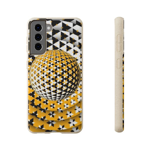 Yellow Gold Sphere Biodegradable Cases For iPhone and Samsung - Image 125