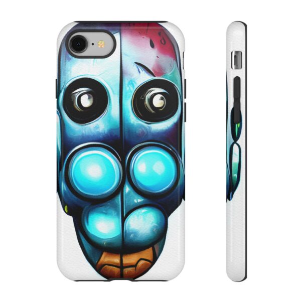 Rainbow Designs Robot On Tough Cases Custom Phone Cases For iPhone Google Pixel and Samsung Series