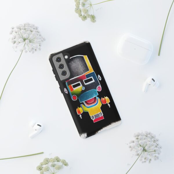 Rainbow Designs Robot On Tough Cases Custom Phone Cases For iPhone Google Pixel and Samsung Series - Image 58