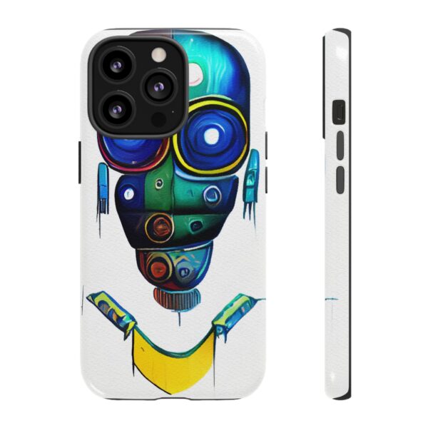 Rainbow Designs Robot On Tough Cases Custom Phone Cases For iPhone Google Pixel and Samsung Series - Image 23