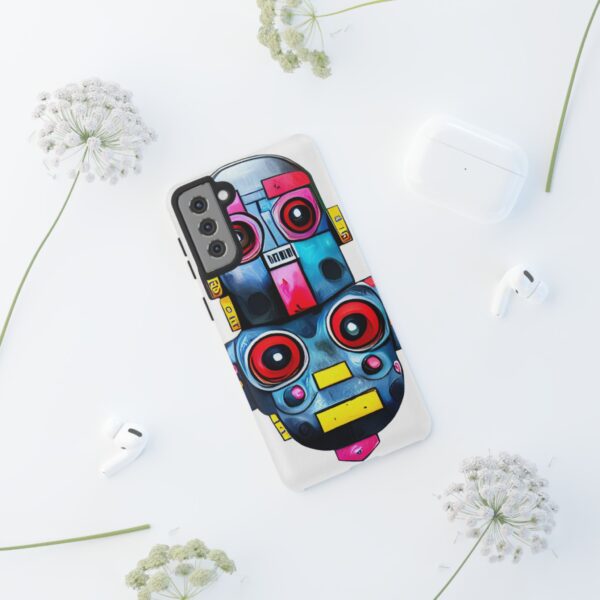 Rainbow Designs Robot On Tough Cases Custom Phone Cases For iPhone Google Pixel and Samsung Series - Image 62