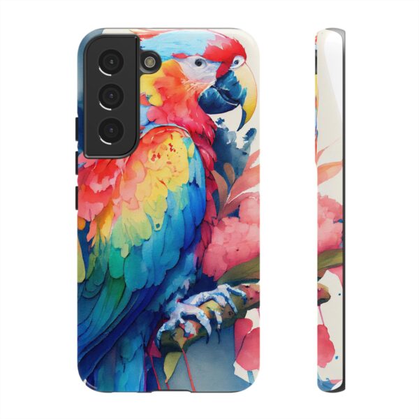 Rainbow Designs An Almost Normal Parrot On Tough Cases Custom Phone Cases For iPhone Google Pixel and Samsung Series