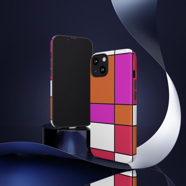 Rainbow Designs Mondrian Art On Tough Cases Custom Phone Cases For iPhone Google Pixel and Samsung Series - Image 40