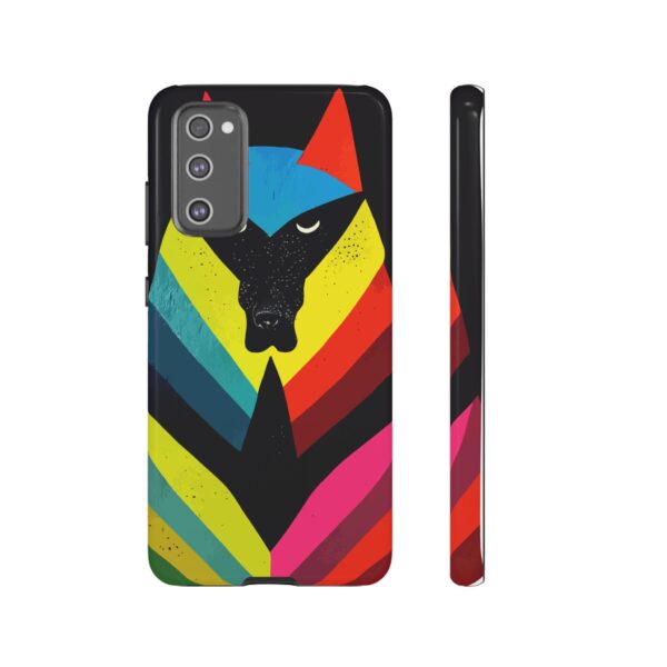 Rainbow Designs Wolf Head On Tough Cases Custom Phone Cases For iPhone Google Pixel and Samsung Series. - Image 75