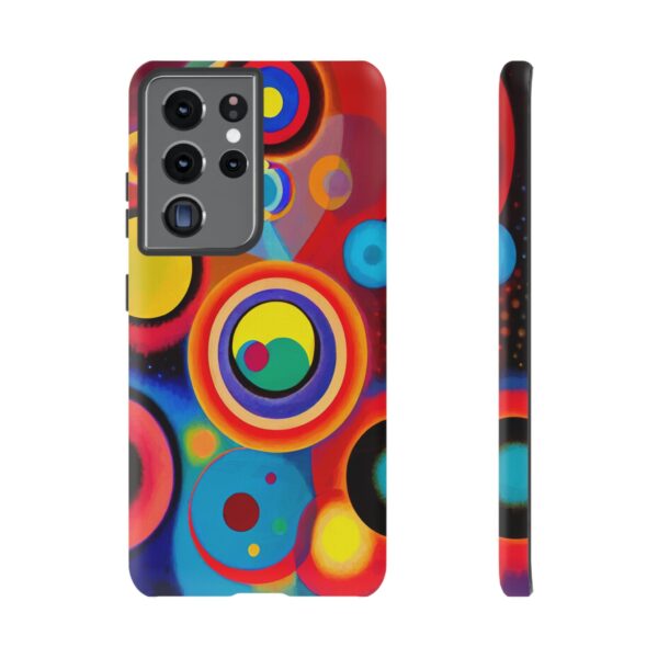 Rainbow Designs Circles in Circles On Tough Cases Custom Phone Cases For iPhone Google Pixel and Samsung Series - Image 65