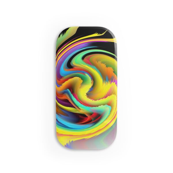 Rainbow Designs On Phone Click-On Grip For Custom Phone Case