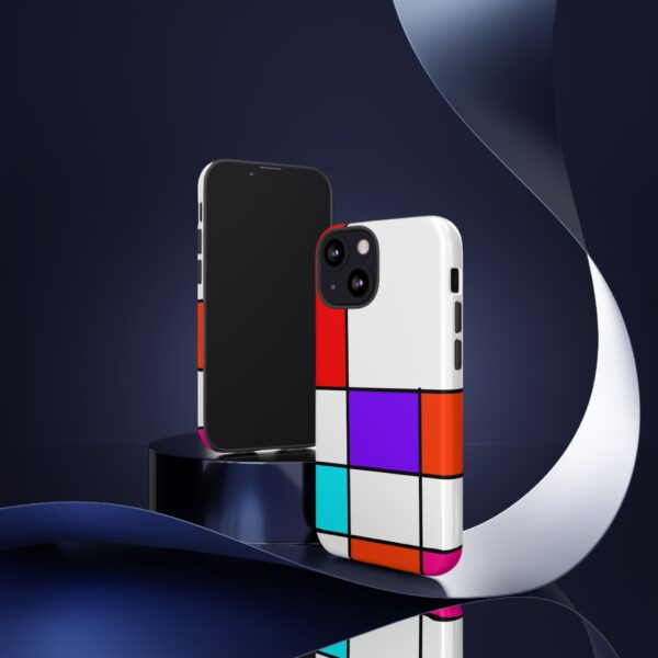 Rainbow Designs Mondrian Art On Tough Cases Custom Phone Cases For iPhone Google Pixel and Samsung Series - Image 44