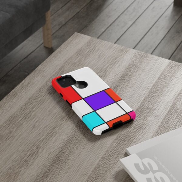 Rainbow Designs Mondrian Art On Tough Cases Custom Phone Cases For iPhone Google Pixel and Samsung Series - Image 68