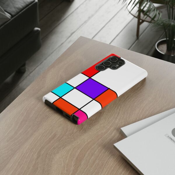 Rainbow Designs Mondrian Art On Tough Cases Custom Phone Cases For iPhone Google Pixel and Samsung Series - Image 92