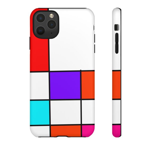 Rainbow Designs Mondrian Art On Tough Cases Custom Phone Cases For iPhone Google Pixel and Samsung Series - Image 24