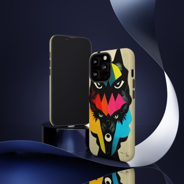 Rainbow Designs Wolf Head On Tough Cases Custom Phone Cases For iPhone Google Pixel and Samsung Series - Image 50