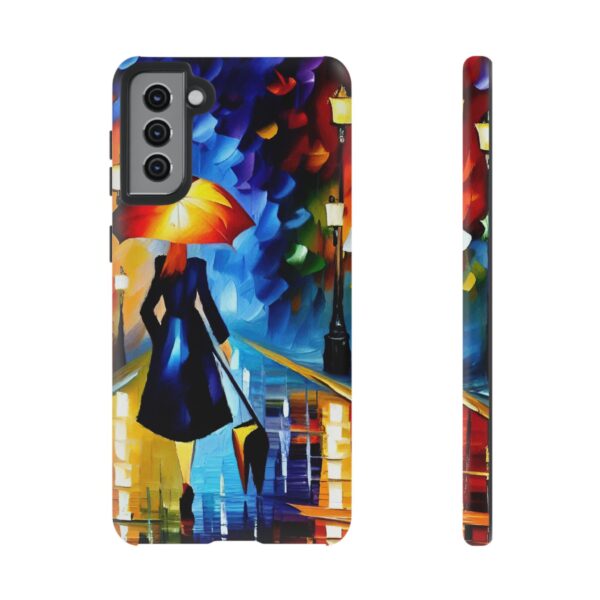 Rainbow Designs Woman With Umbrella On Tough Cases Custom Phone Case For iPhone and Samsung Series - Image 61