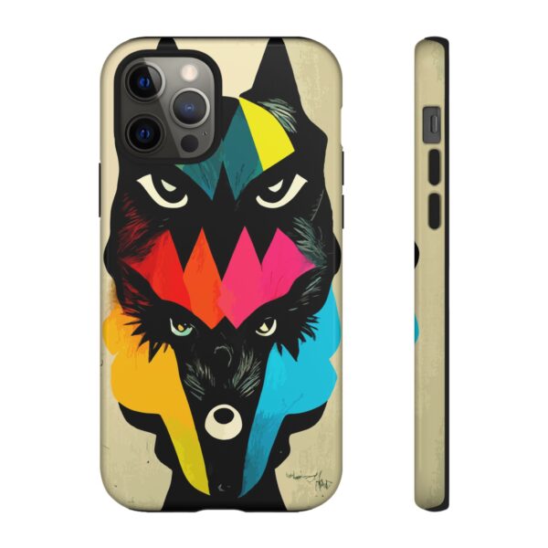 Rainbow Designs Wolf Head On Tough Cases Custom Phone Cases For iPhone Google Pixel and Samsung Series - Image 35