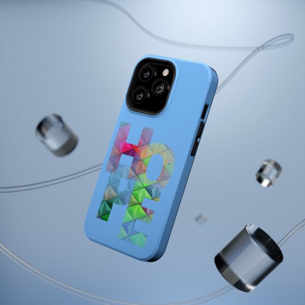 Rainbow Designs "HOPE" On Impact-Resistant Cases For Samsung and iPhone Light Blue - Image 15