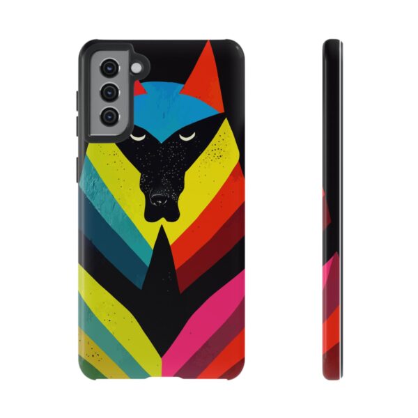 Rainbow Designs Wolf Head On Tough Cases Custom Phone Cases For iPhone Google Pixel and Samsung Series. - Image 59