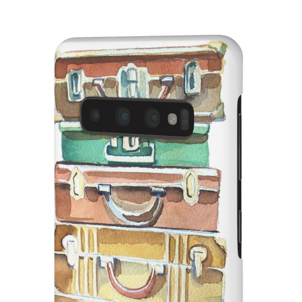 Suitcases stack Snap Cases Custom Phone Cases For Samsung Google Pixel and iPhone Lines - Image 44