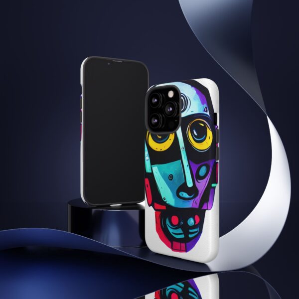 Rainbow Designs Robot On Tough Cases Custom Phone Cases For iPhone Google Pixel and Samsung Series - Image 50