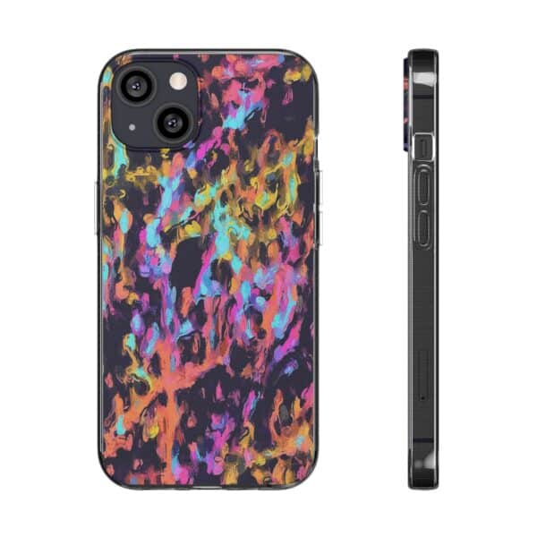 Camouflage Clear Silicone Phone Case Custom Phone Case For iPhone Models