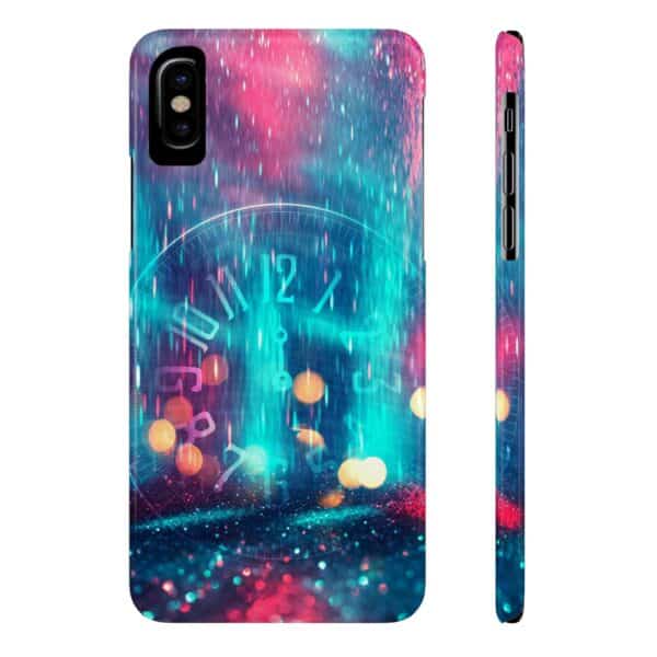 Rainbow Designs Antique Clock On Slim Phone Cases Case-Mate Custom Phone Cases For iPhone and Samsung Series - Image 3