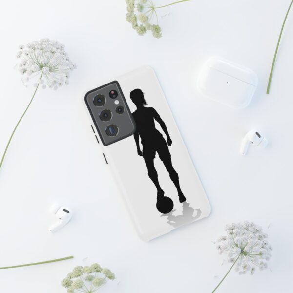 Silhouette Football Player Women Tough Cases Custom Phone Cases For iPhone Google Pixel and Samsung Series - Image 58