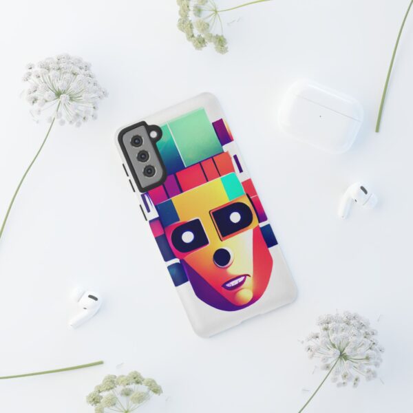 Rainbow Designs Robot On Tough Cases Custom Phone Cases For iPhone Google Pixel and Samsung Series - Image 62