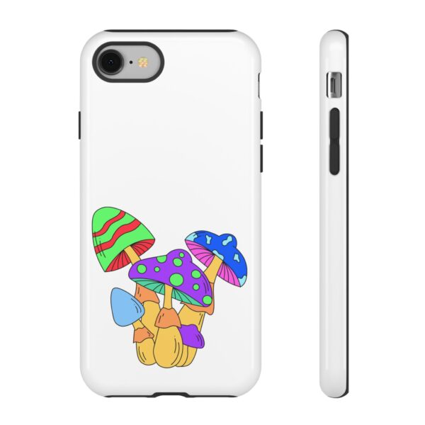 Rainbow Designs Mushrooms On Tough Cases Custom Phone Cases For iPhone and Samsung Series.