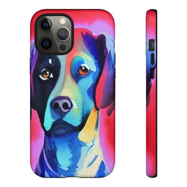 Rainbow Designs Dog Portrait On Tough Cases Custom Phone Cases For iPhone Google Pixel and Samsung Series - Image 38