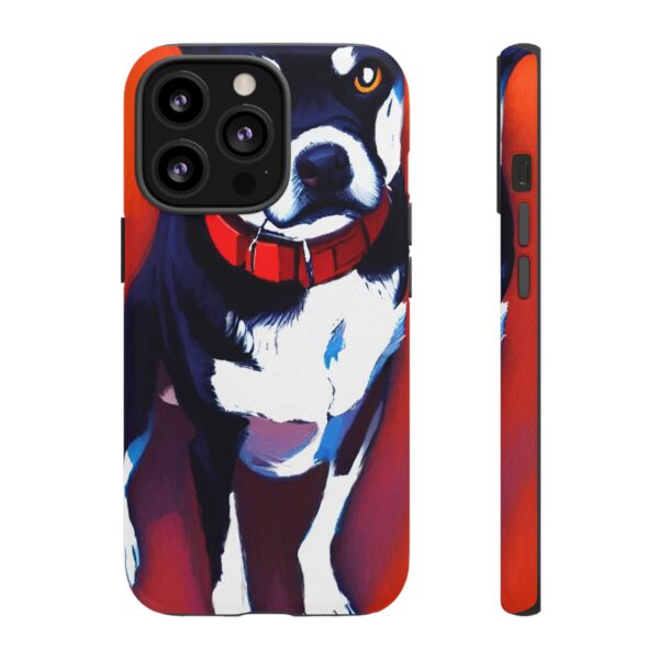 Rainbow Designs Dog Portrait On Tough Cases Custom Phone Cases For iPhone Google Pixel and Samsung Series. - Image 49