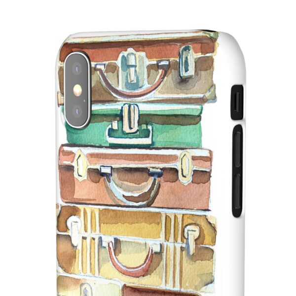 Suitcases stack Snap Cases Custom Phone Cases For Samsung Google Pixel and iPhone Lines - Image 24