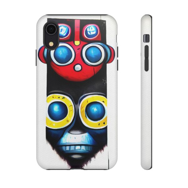Rainbow Designs Robot On Tough Cases Custom Phone Cases For iPhone Google Pixel and Samsung Series - Image 8