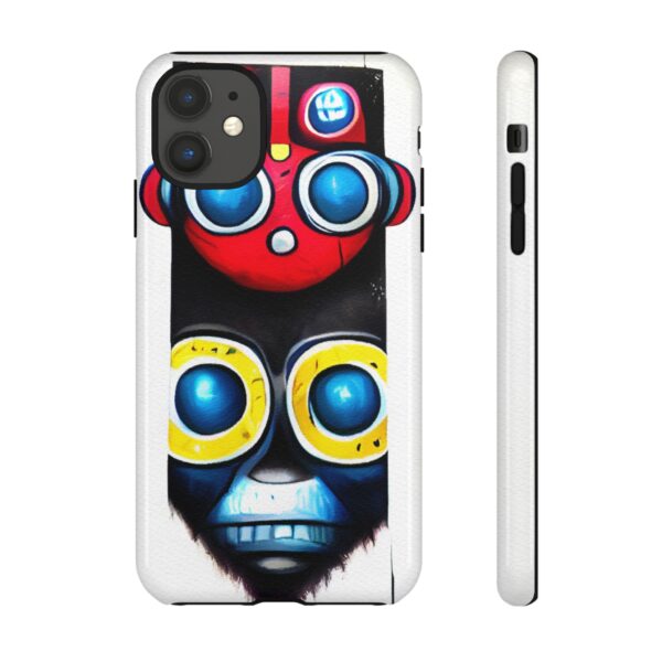 Rainbow Designs Robot On Tough Cases Custom Phone Cases For iPhone Google Pixel and Samsung Series - Image 19