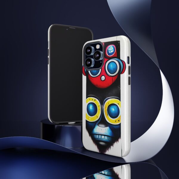 Rainbow Designs Robot On Tough Cases Custom Phone Cases For iPhone Google Pixel and Samsung Series - Image 52