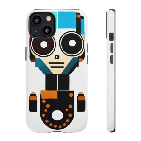 Rainbow Designs Robot On Tough Cases Custom Phone Cases For iPhone Google Pixel and Samsung Series - Image 41