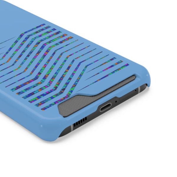 Rainbow Designs On Phone Case With Card Holder For iPhone and Samsung - Image 10