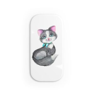 Rainbow Designs "Cute Cat" On Phone Click-On Grip