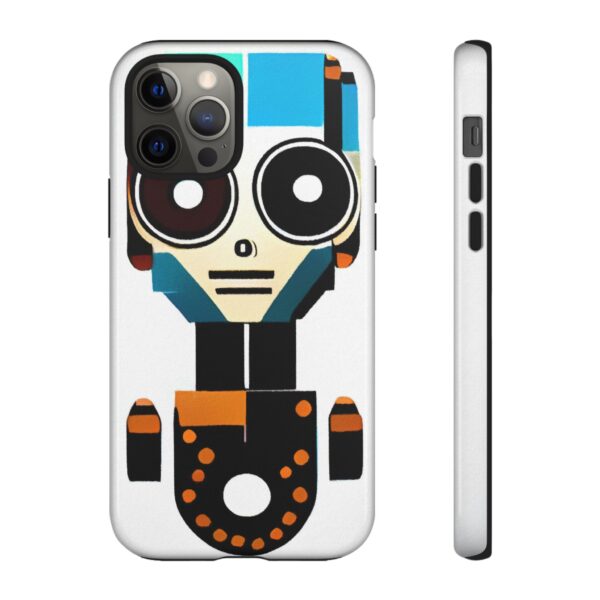 Rainbow Designs Robot On Tough Cases Custom Phone Cases For iPhone Google Pixel and Samsung Series - Image 35