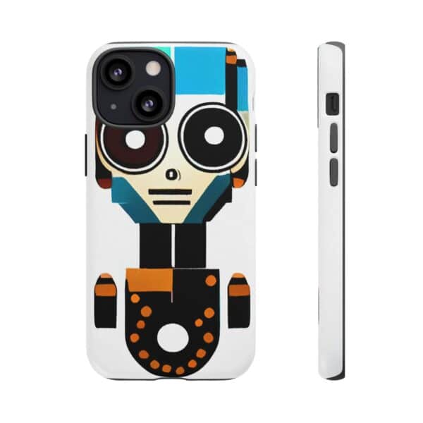 Rainbow Designs Robot On Tough Cases Custom Phone Cases For iPhone Google Pixel and Samsung Series - Image 45