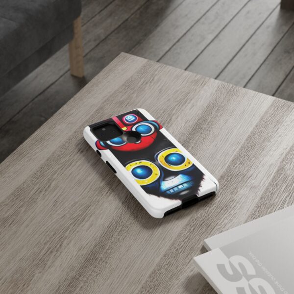Rainbow Designs Robot On Tough Cases Custom Phone Cases For iPhone Google Pixel and Samsung Series - Image 70