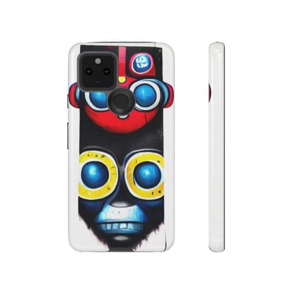 Rainbow Designs Robot On Tough Cases Custom Phone Cases For iPhone Google Pixel and Samsung Series - Image 67