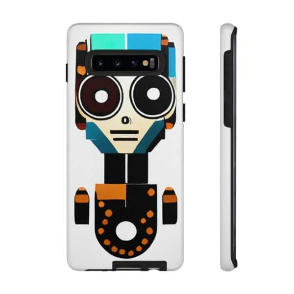 Rainbow Designs Robot On Tough Cases Custom Phone Cases For iPhone Google Pixel and Samsung Series - Image 18