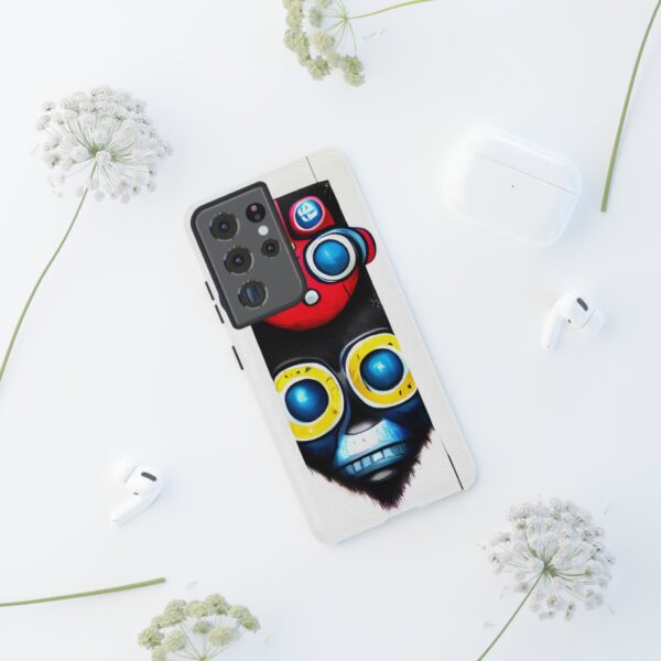 Rainbow Designs Robot On Tough Cases Custom Phone Cases For iPhone Google Pixel and Samsung Series - Image 64