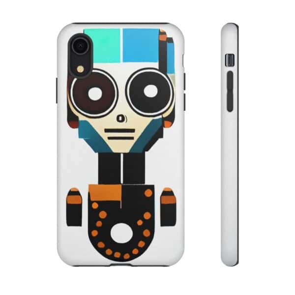 Rainbow Designs Robot On Tough Cases Custom Phone Cases For iPhone Google Pixel and Samsung Series - Image 8