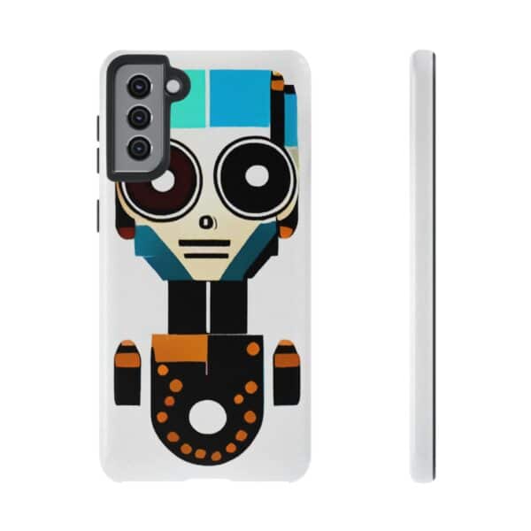 Rainbow Designs Robot On Tough Cases Custom Phone Cases For iPhone Google Pixel and Samsung Series - Image 59
