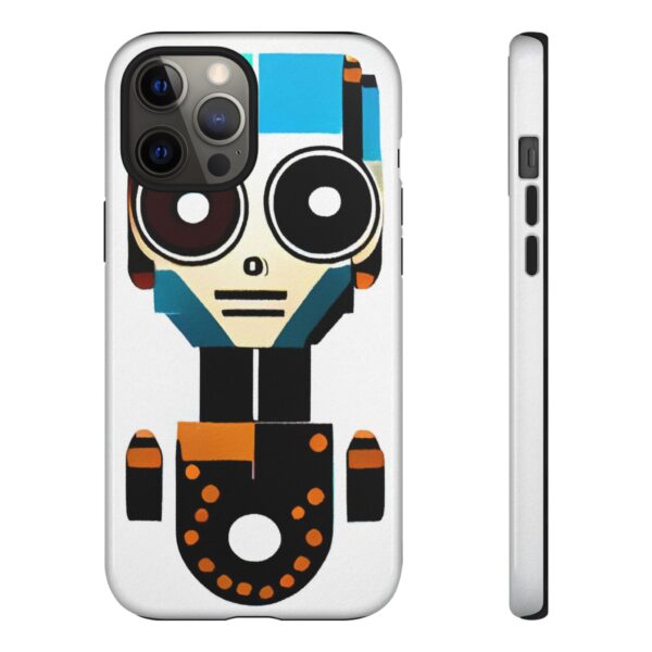 Rainbow Designs Robot On Tough Cases Custom Phone Cases For iPhone Google Pixel and Samsung Series - Image 37