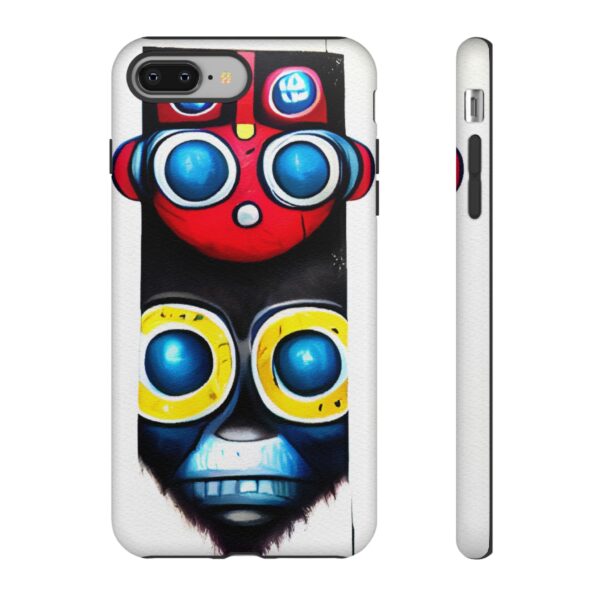 Rainbow Designs Robot On Tough Cases Custom Phone Cases For iPhone Google Pixel and Samsung Series - Image 4