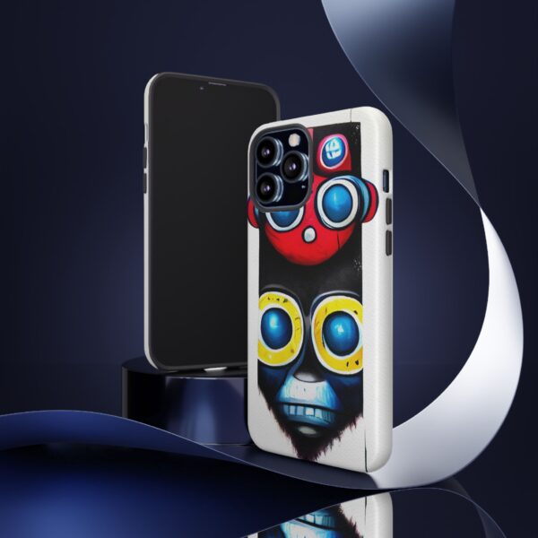 Rainbow Designs Robot On Tough Cases Custom Phone Cases For iPhone Google Pixel and Samsung Series - Image 54